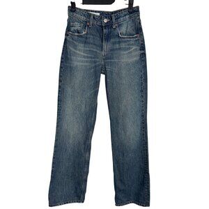 2/$30 Zara Women's Size 0 Blue Denim Flare Leg Jeans